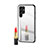 Coque Rebord Contour Silicone et Vitre Miroir Housse Etui M01 pour Samsung Galaxy S23 Ultra 5G Argent