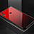 Coque Rebord Contour Silicone et Vitre Miroir Housse Etui M02 pour Huawei Honor V10 Lite Rouge