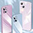 Coque Rebord Contour Silicone et Vitre Miroir Housse Etui M08 pour Apple iPhone 13 Mini Petit