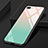 Coque Rebord Contour Silicone et Vitre Miroir Housse Etui pour Huawei Honor 9 Lite Cyan