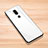 Coque Rebord Contour Silicone et Vitre Miroir Housse Etui pour Nokia X7 Blanc