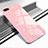 Coque Rebord Contour Silicone et Vitre Miroir Housse Etui pour Oppo K1 Or Rose