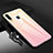 Coque Rebord Contour Silicone et Vitre Miroir Housse Etui pour Samsung Galaxy A20s Rose