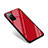 Coque Rebord Contour Silicone et Vitre Miroir Housse Etui pour Samsung Galaxy S20 FE (2022) 5G Rouge