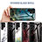 Coque Rebord Contour Silicone et Vitre Miroir Housse Etui pour Samsung Galaxy S21 Ultra 5G Petit