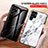 Coque Rebord Contour Silicone et Vitre Miroir Housse Etui pour Samsung Galaxy S21 Ultra 5G Petit