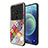Coque Rebord Contour Silicone et Vitre Miroir Housse Etui pour Xiaomi Mi 12 Ultra 5G Colorful