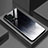 Coque Rebord Contour Silicone et Vitre Miroir Housse Etui pour Xiaomi Redmi Note 12 Explorer Gris Fonce