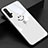 Coque Rebord Contour Silicone et Vitre Miroir Housse Etui T01 pour Huawei Honor 20 Blanc