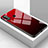 Coque Rebord Contour Silicone et Vitre Miroir Housse Etui T01 pour Huawei Nova Lite 3 Plus Rouge