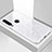 Coque Rebord Contour Silicone et Vitre Miroir Housse Etui T01 pour Huawei P30 Lite XL Blanc