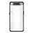 Coque Rebord Contour Silicone et Vitre Miroir Housse Etui T01 pour Samsung Galaxy A80 Blanc