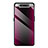 Coque Rebord Contour Silicone et Vitre Miroir Housse Etui T01 pour Samsung Galaxy A80 Rose Rouge