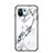 Coque Rebord Contour Silicone et Vitre Miroir Housse Etui T01 pour Xiaomi Mi 11 Lite 4G Blanc