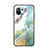 Coque Rebord Contour Silicone et Vitre Miroir Housse Etui T01 pour Xiaomi Mi 11 Lite 5G Vert