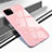 Coque Rebord Contour Silicone et Vitre Miroir Housse Etui T02 pour Apple iPhone 11 Pro Max Rose