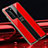 Coque Rebord Contour Silicone et Vitre Miroir Housse Etui T04 pour Huawei P40 Pro Rouge