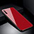 Coque Rebord Contour Silicone et Vitre Miroir Housse Etui T04 pour Samsung Galaxy A70S Rouge