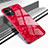 Coque Rebord Contour Silicone et Vitre Miroir Housse Etui T05 pour Apple iPhone 11 Rouge