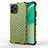 Coque Rebord Contour Silicone et Vitre Transparente Housse Etui 360 Degres AM1 pour Huawei Enjoy 50z Vert