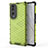 Coque Rebord Contour Silicone et Vitre Transparente Housse Etui 360 Degres AM1 pour Huawei Honor 70 5G Vert