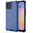 Coque Rebord Contour Silicone et Vitre Transparente Housse Etui 360 Degres AM1 pour Huawei Nova 8 SE 4G Bleu