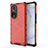 Coque Rebord Contour Silicone et Vitre Transparente Housse Etui 360 Degres AM1 pour Huawei Nova 9 Pro Rouge