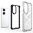 Coque Rebord Contour Silicone et Vitre Transparente Housse Etui 360 Degres AM1 pour Huawei P50 Pro Petit