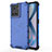 Coque Rebord Contour Silicone et Vitre Transparente Housse Etui 360 Degres AM1 pour OnePlus 10R 5G Bleu