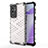 Coque Rebord Contour Silicone et Vitre Transparente Housse Etui 360 Degres AM1 pour OnePlus 9RT 5G Blanc