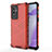 Coque Rebord Contour Silicone et Vitre Transparente Housse Etui 360 Degres AM1 pour OnePlus 9RT 5G Rouge