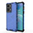 Coque Rebord Contour Silicone et Vitre Transparente Housse Etui 360 Degres AM1 pour OnePlus Nord 2T 5G Bleu