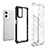 Coque Rebord Contour Silicone et Vitre Transparente Housse Etui 360 Degres AM1 pour Oppo A36 Petit