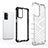 Coque Rebord Contour Silicone et Vitre Transparente Housse Etui 360 Degres AM1 pour Oppo A55 5G Petit