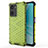 Coque Rebord Contour Silicone et Vitre Transparente Housse Etui 360 Degres AM1 pour Oppo A57 4G Vert