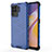 Coque Rebord Contour Silicone et Vitre Transparente Housse Etui 360 Degres AM1 pour Oppo A94 4G Bleu