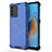 Coque Rebord Contour Silicone et Vitre Transparente Housse Etui 360 Degres AM1 pour Oppo A95 4G Bleu