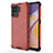 Coque Rebord Contour Silicone et Vitre Transparente Housse Etui 360 Degres AM1 pour Oppo F19 Pro Rouge