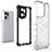 Coque Rebord Contour Silicone et Vitre Transparente Housse Etui 360 Degres AM1 pour Oppo Find X5 Pro 5G Petit