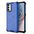 Coque Rebord Contour Silicone et Vitre Transparente Housse Etui 360 Degres AM1 pour Oppo K9 Pro 5G Bleu