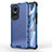 Coque Rebord Contour Silicone et Vitre Transparente Housse Etui 360 Degres AM1 pour Oppo Reno10 5G Bleu