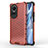 Coque Rebord Contour Silicone et Vitre Transparente Housse Etui 360 Degres AM1 pour Oppo Reno10 Pro 5G Rouge