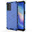 Coque Rebord Contour Silicone et Vitre Transparente Housse Etui 360 Degres AM1 pour Oppo Reno6 5G Bleu