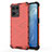 Coque Rebord Contour Silicone et Vitre Transparente Housse Etui 360 Degres AM1 pour Oppo Reno7 4G Rouge