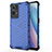 Coque Rebord Contour Silicone et Vitre Transparente Housse Etui 360 Degres AM1 pour Oppo Reno7 Pro 5G Bleu