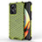 Coque Rebord Contour Silicone et Vitre Transparente Housse Etui 360 Degres AM1 pour Realme 10 Pro+ Plus 5G Vert