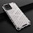 Coque Rebord Contour Silicone et Vitre Transparente Housse Etui 360 Degres AM1 pour Realme 8 4G Blanc