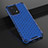 Coque Rebord Contour Silicone et Vitre Transparente Housse Etui 360 Degres AM1 pour Realme 9 4G Bleu