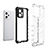 Coque Rebord Contour Silicone et Vitre Transparente Housse Etui 360 Degres AM1 pour Realme 9 4G Petit