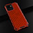 Coque Rebord Contour Silicone et Vitre Transparente Housse Etui 360 Degres AM1 pour Realme C30s Rouge